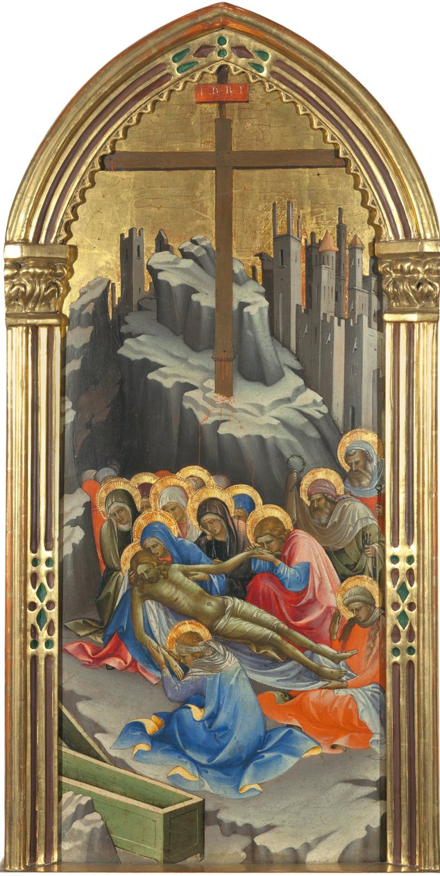 De klaagzang over Christus door Lorenzo Monaco
