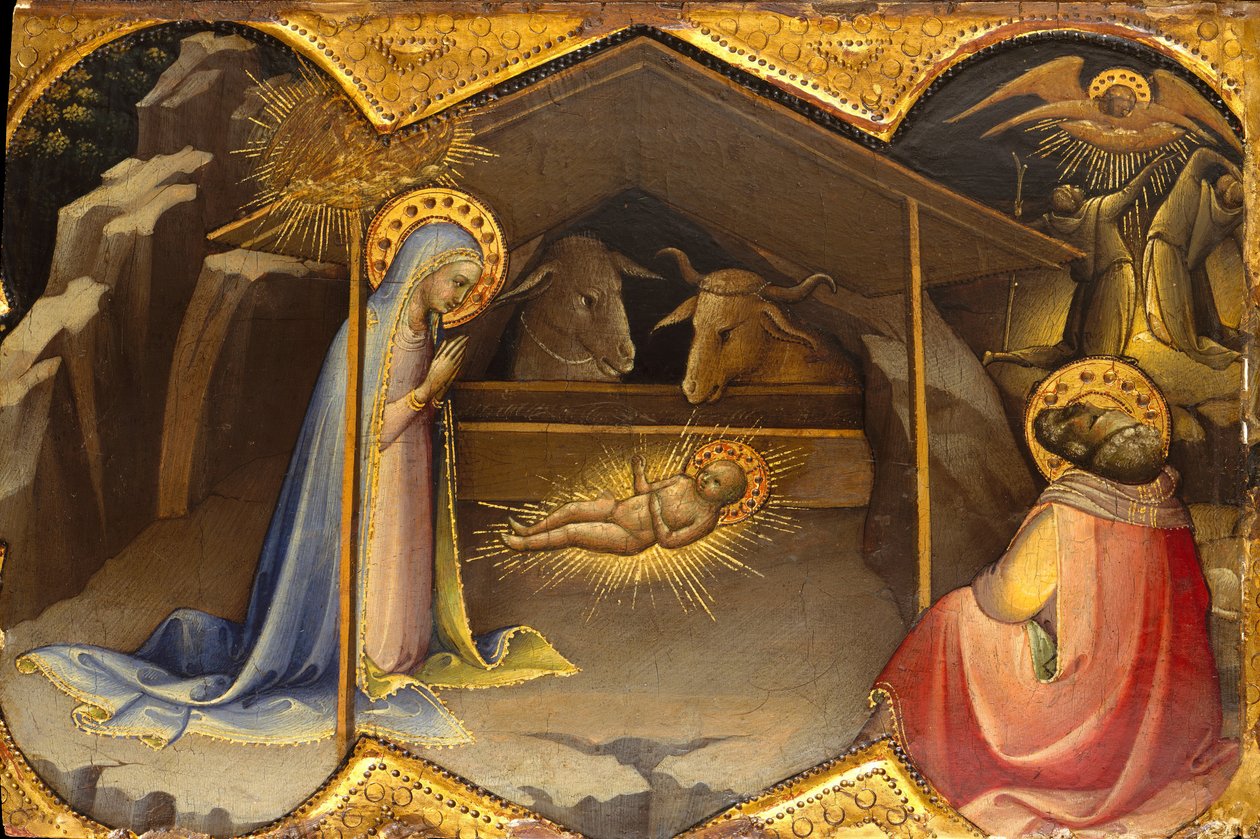 De Geboorte door Lorenzo Monaco