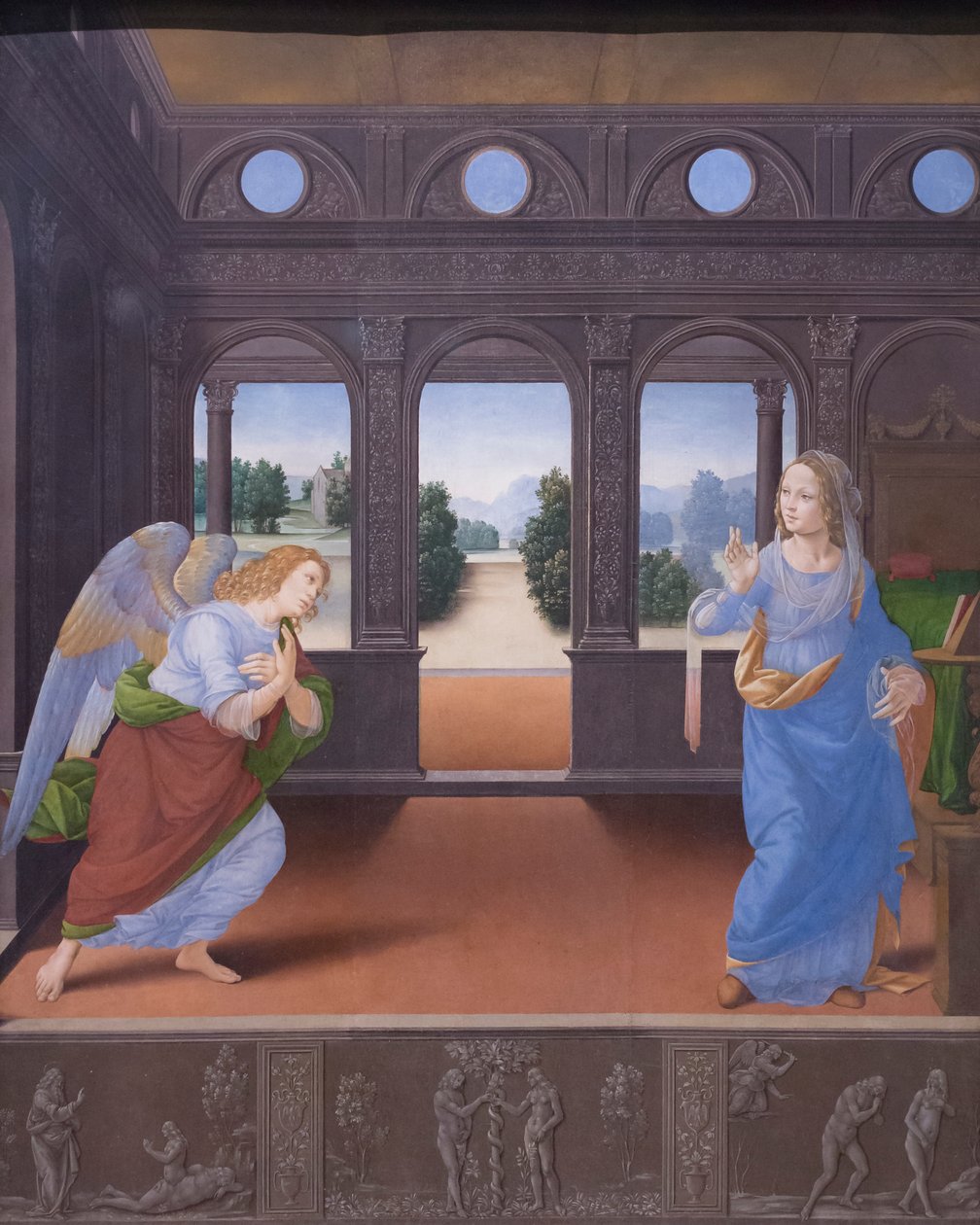 Annunciatie door Lorenzo di Credi