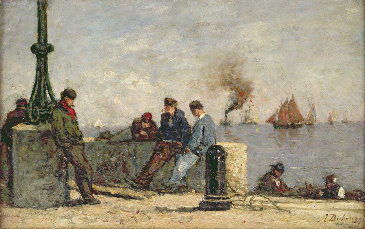 Zeelieden door Louis Alexandre Dubourg