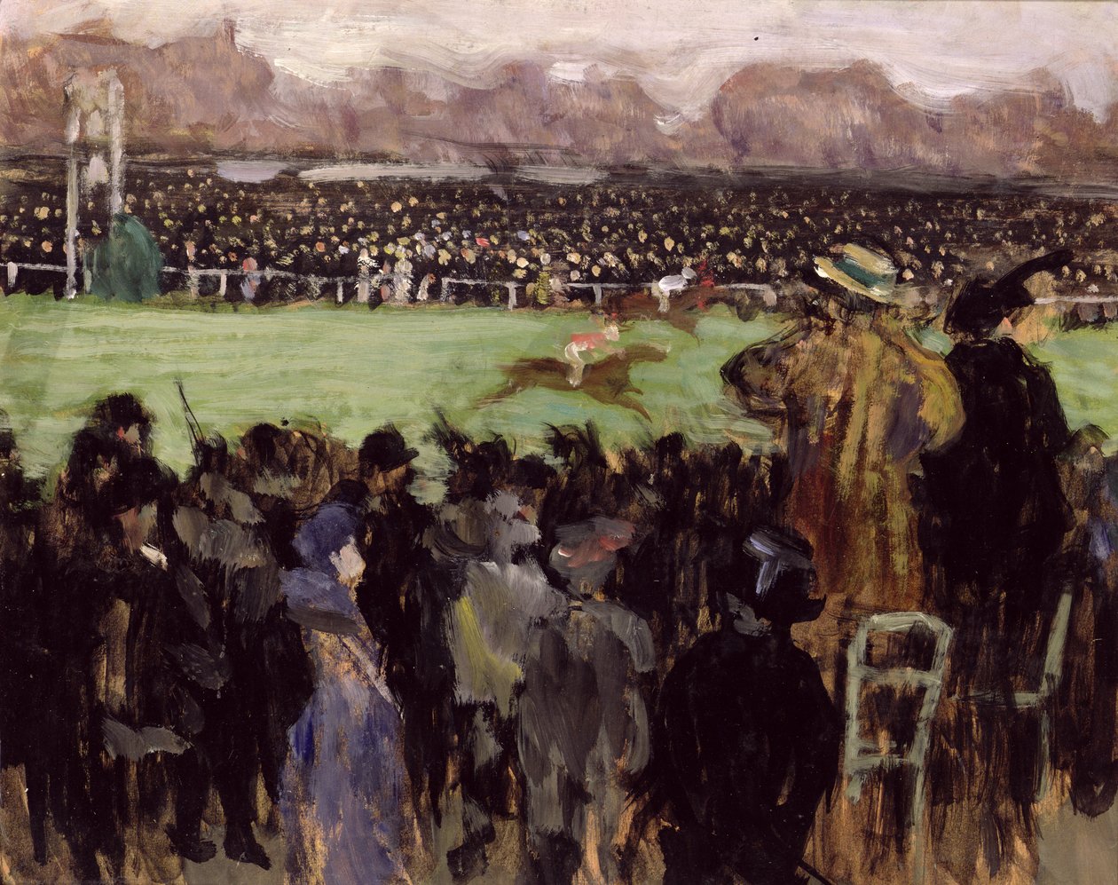 Racen in Auteuil door Louis Anquetin