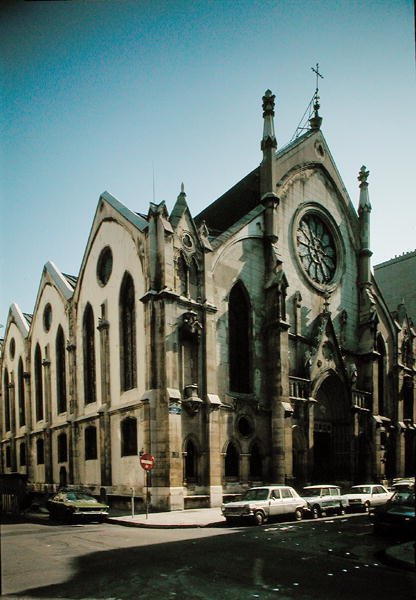 De kerk van St. Eugene, gebouwd in 1855 door Louis Auguste Boileau
