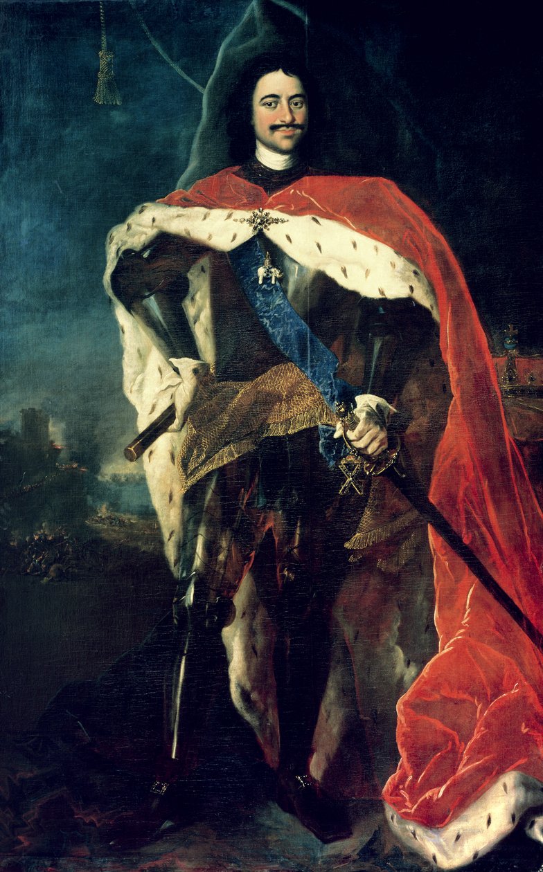 Peter de Grote (1672-1725) door Louis Caravaque
