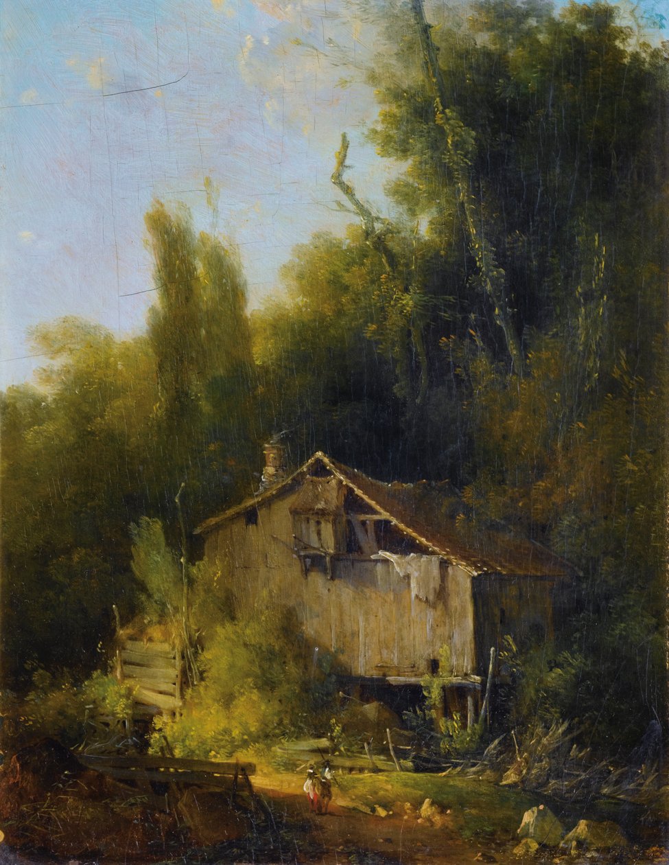 Le vieux Moulin door Louis Gabriel Moreau