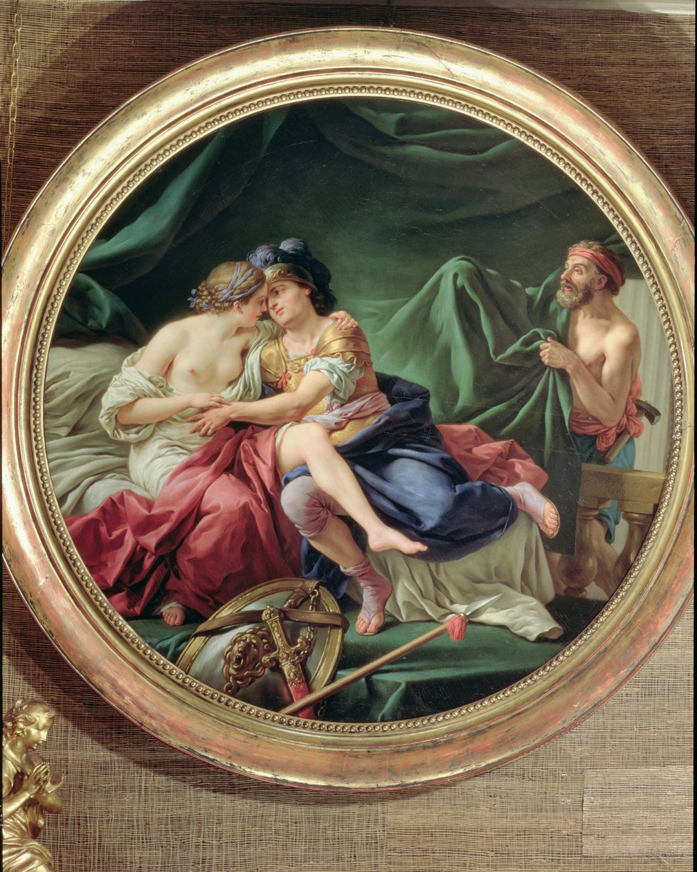 Mars en Venus verrast door Vulcanus, 1768 door Louis Jean François Lagrenée