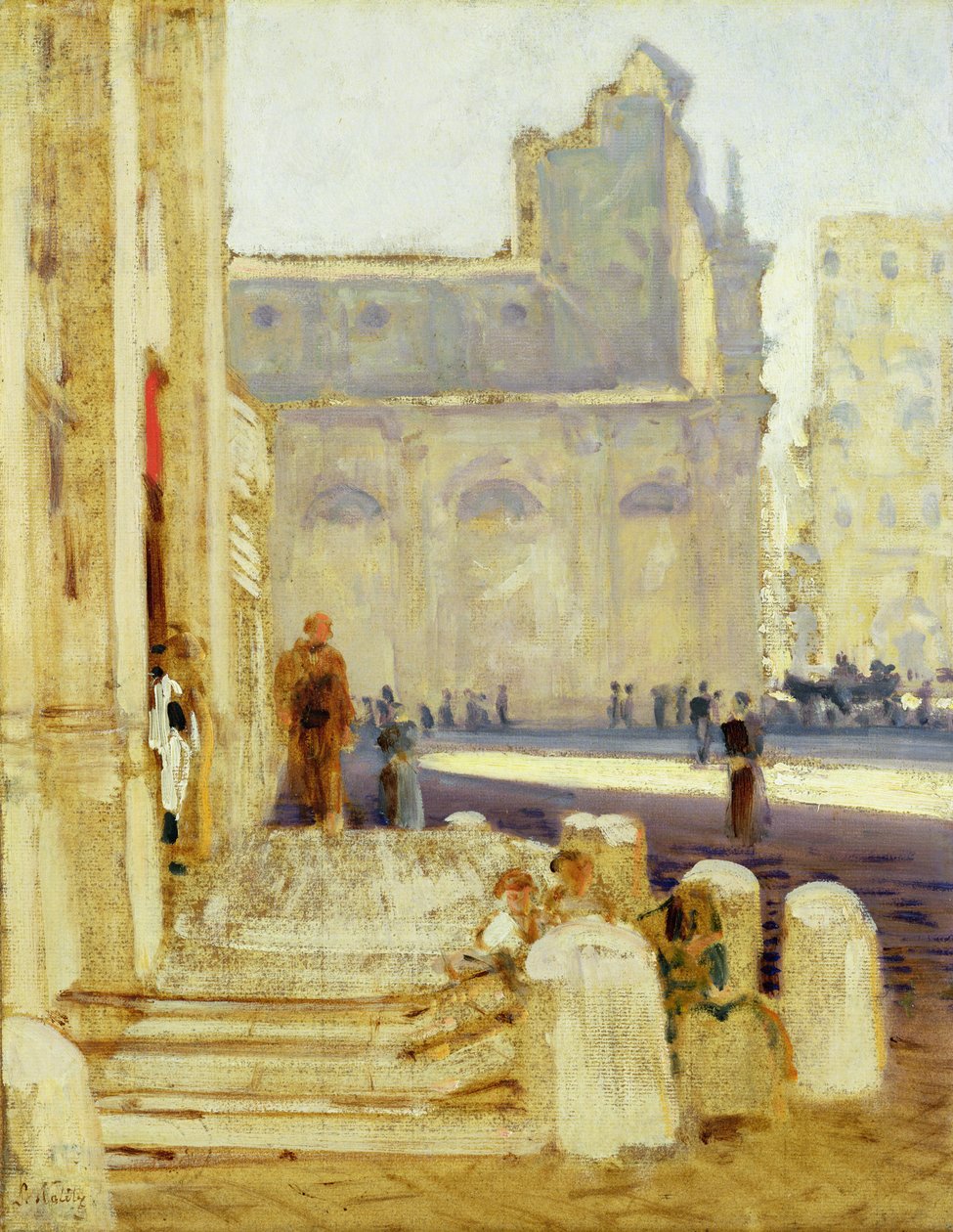 Twee Kerken in Rome door Louis Kolitz