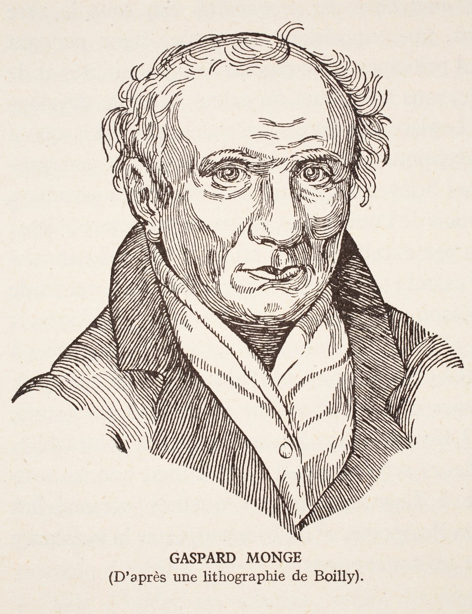 Gaspard Monge door Louis Leopold Boilly