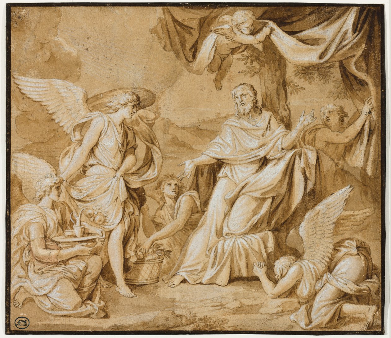 Engelen die Christus Dienen door Louis Licherie de Beuron