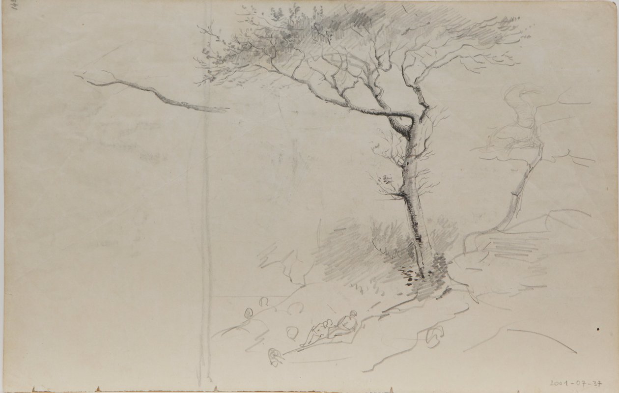 Tekening door Louis Marie Faudacq