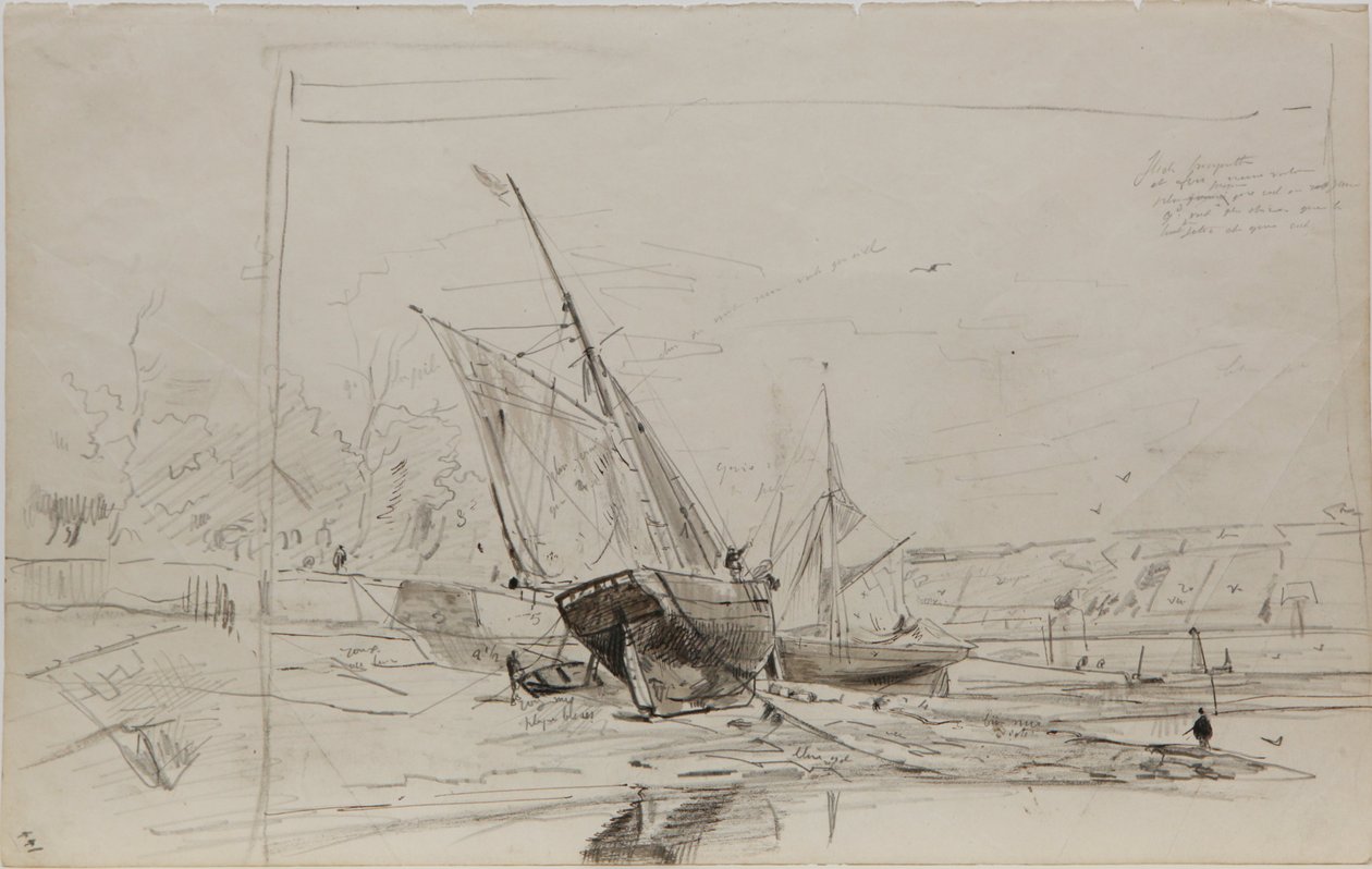 Tekening door Louis Marie Faudacq