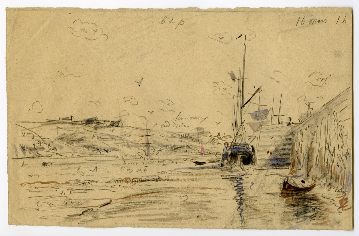 Tekening door Louis Marie Faudacq