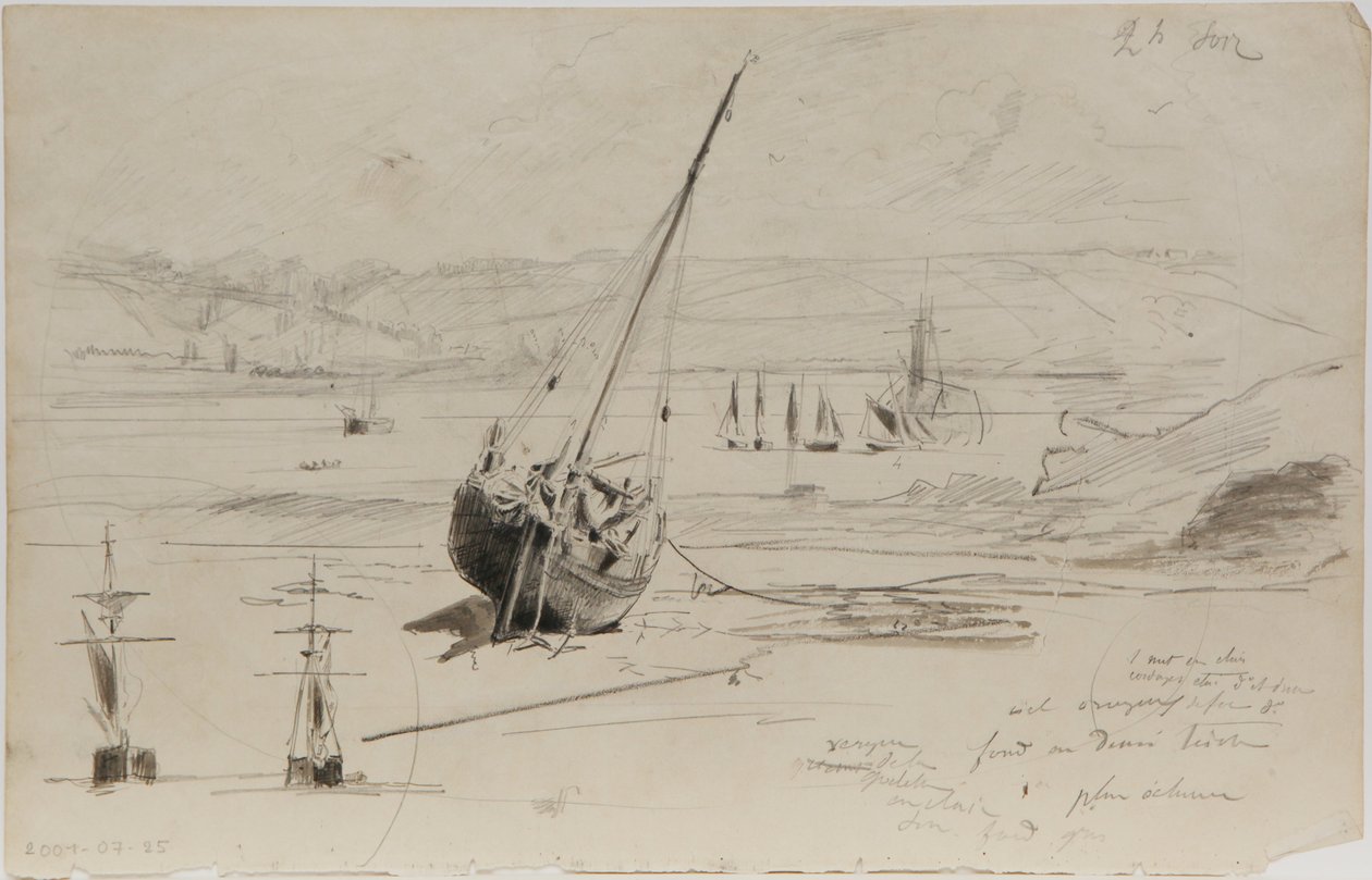 Tekening door Louis Marie Faudacq
