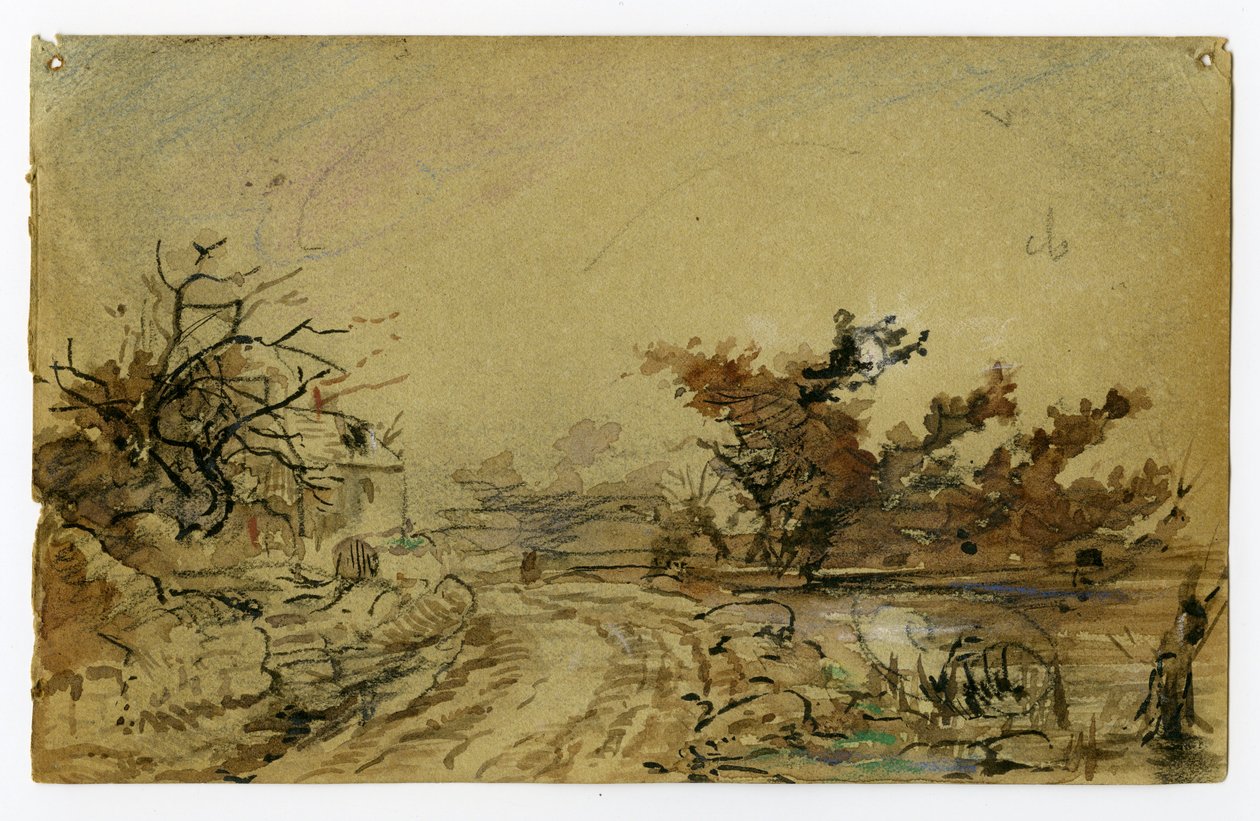 Tekening van Louis-Marie Faudacq door Louis Marie Faudacq