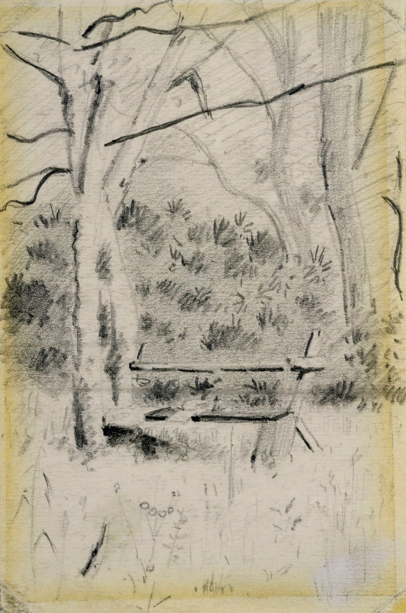 De Bank door Louis Michel Eilshemius