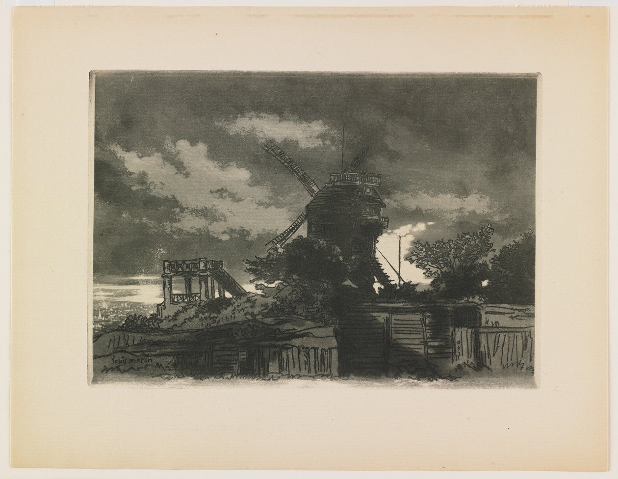 Het Einde van Montmartre door Louis Morin