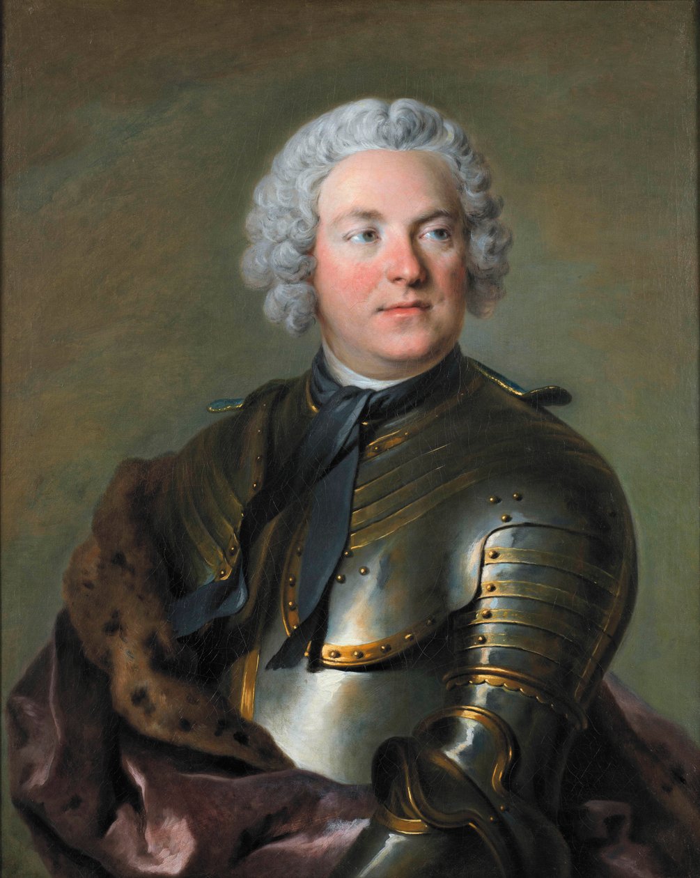 Graaf Carl Gustaf Tessin door Louis Tocqué
