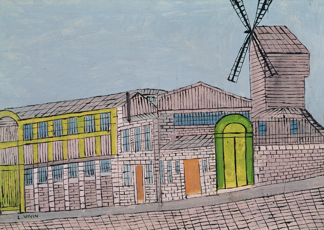 Le Moulin de la Galette, 1926 door Louis Vivin