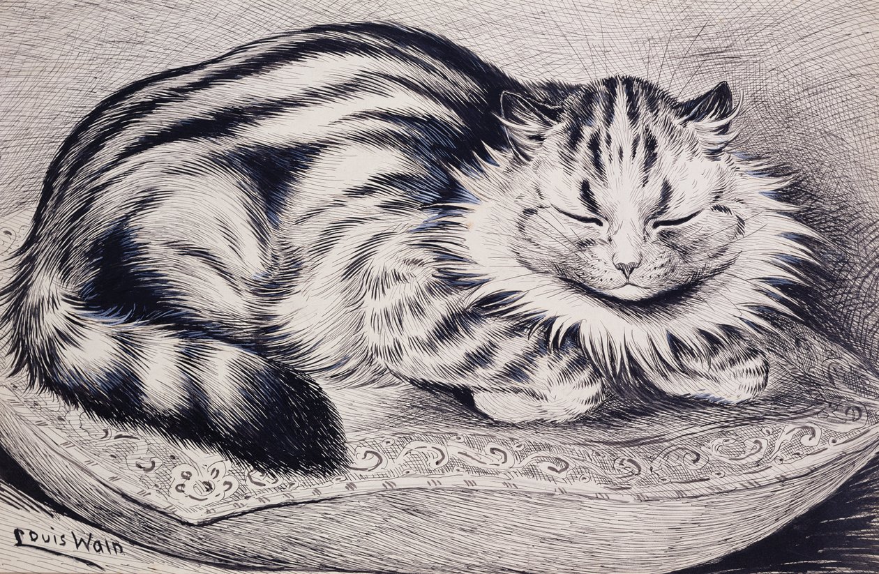 Poes door Louis Wain