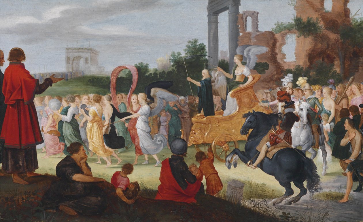 Allegorie op de triomfantelijke intocht van aartshertog Ferdinand III door Louis de Caullery