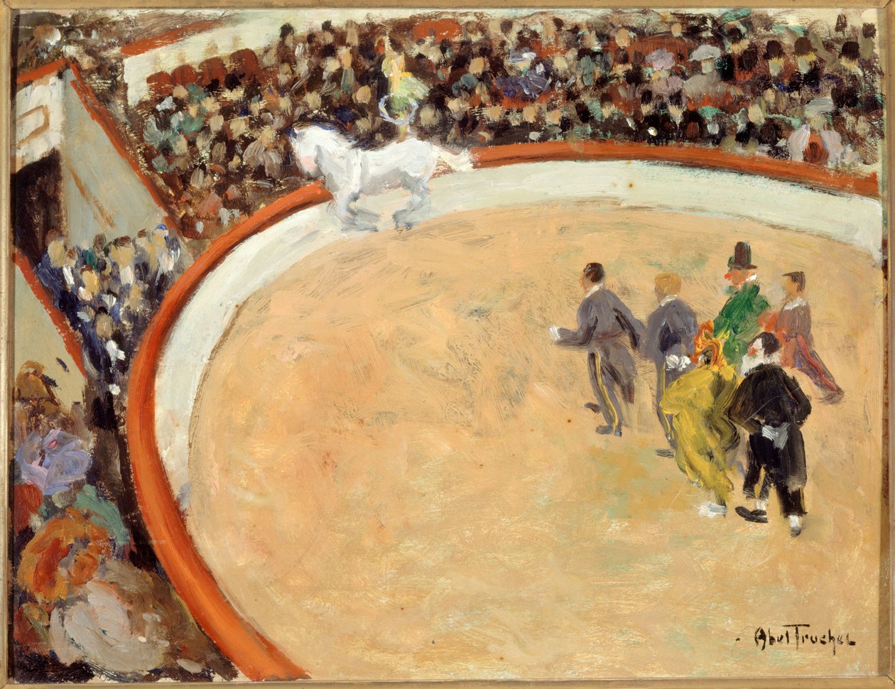 Frans: Le cirque Médrano, boulevard Rochechouard door Louis Abel Truchet