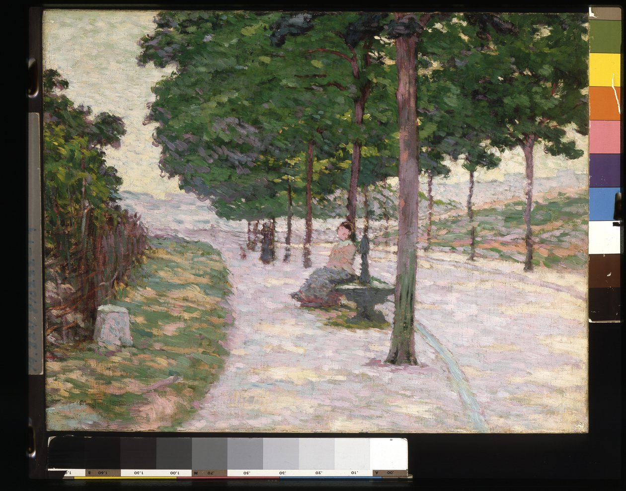Landschap door Louis Abel Truchet
