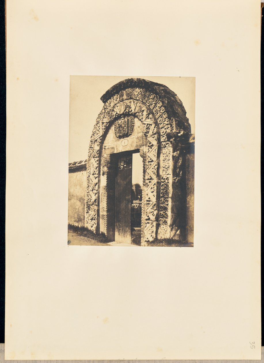 [Garden gate] door Louis Alphonse Davanne