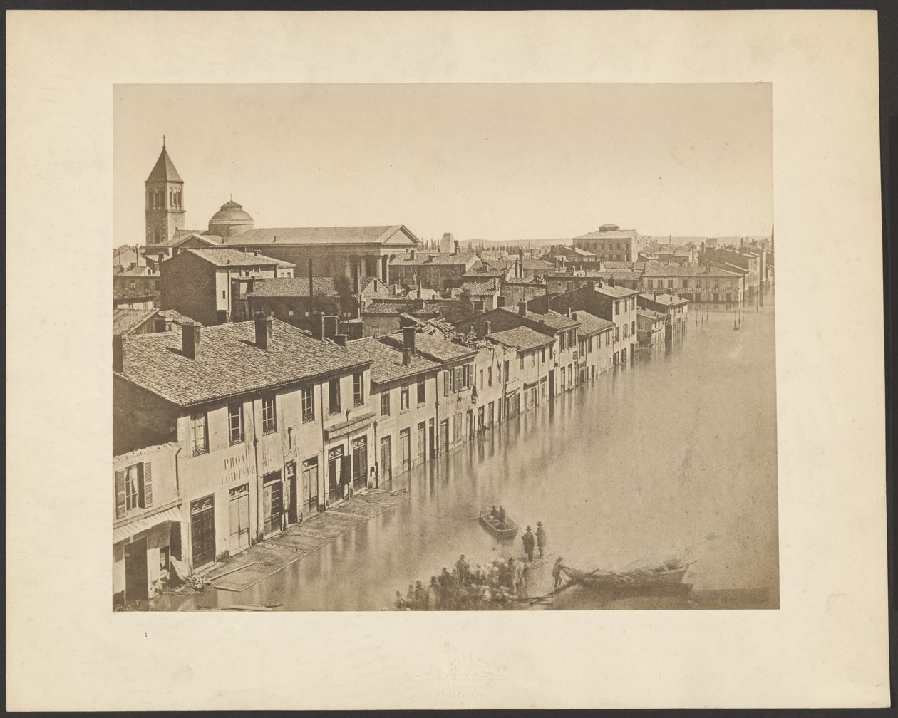 [Lyon: overstroming van 1856]. door Louis Antoine Froissart