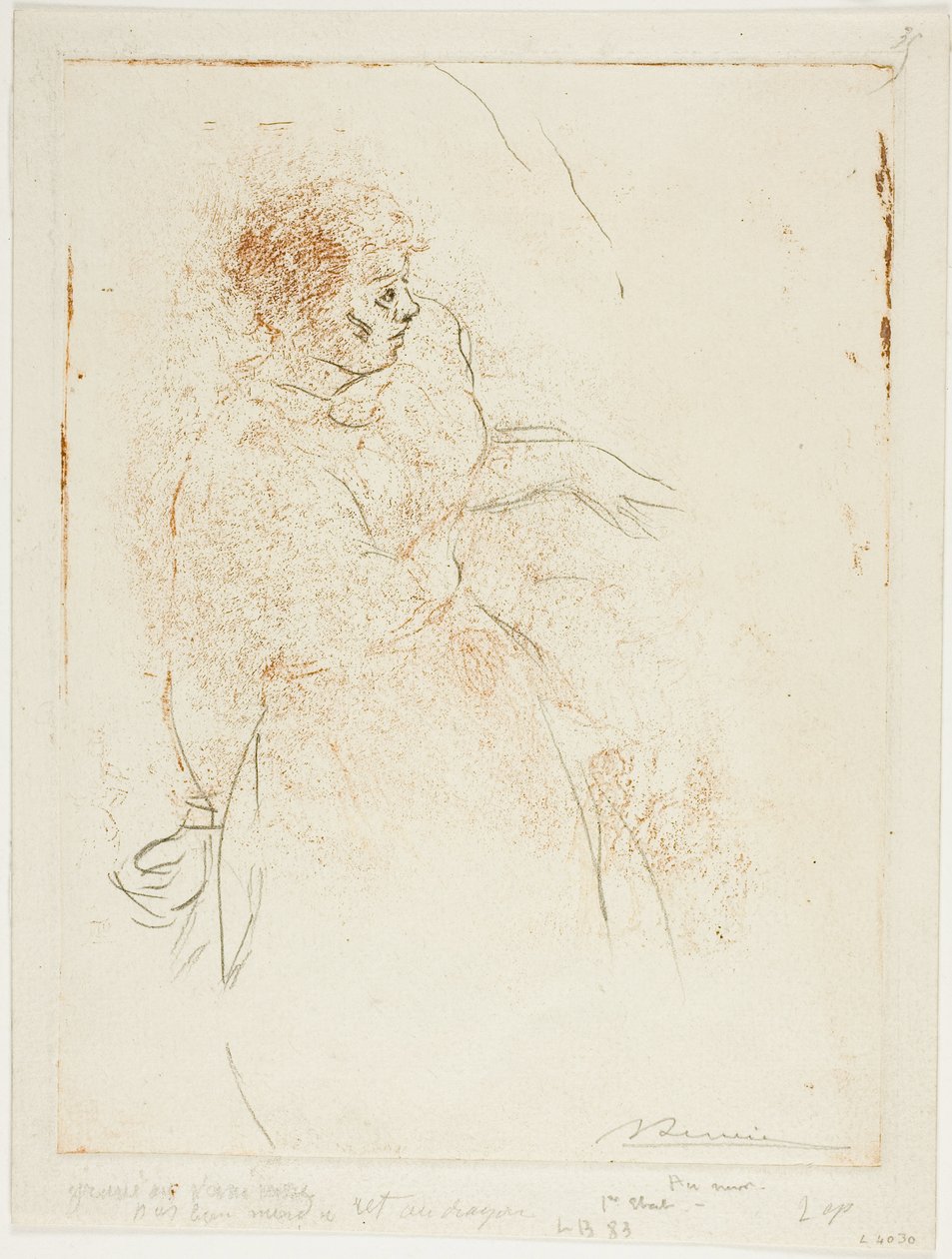 Bij de muur, commune-aflevering door Louis Auguste Lepère