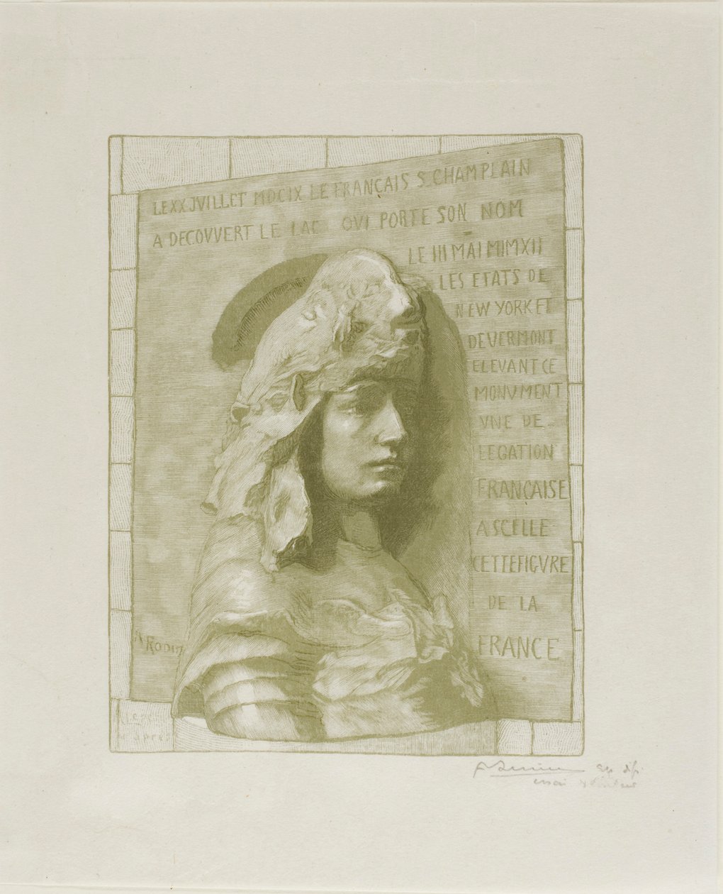 Frankrijk door Louis Auguste Lepère