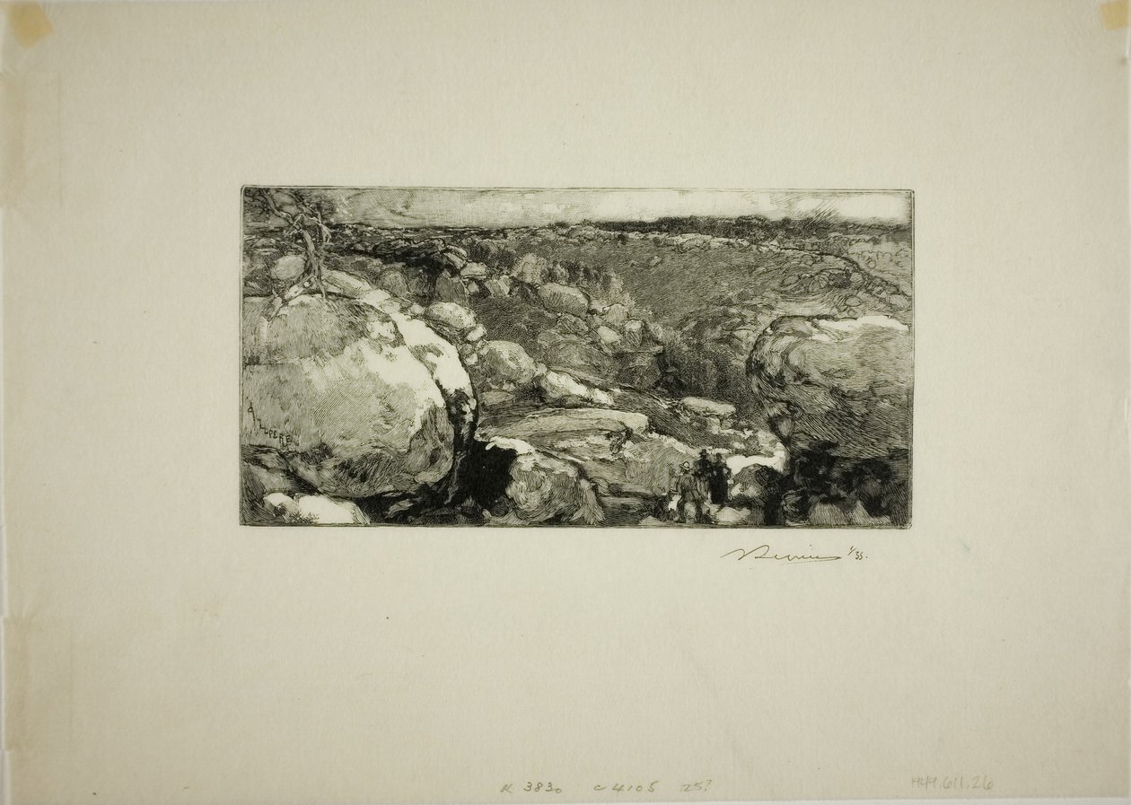 Het Langdradig Cirque door Louis Auguste Lepère