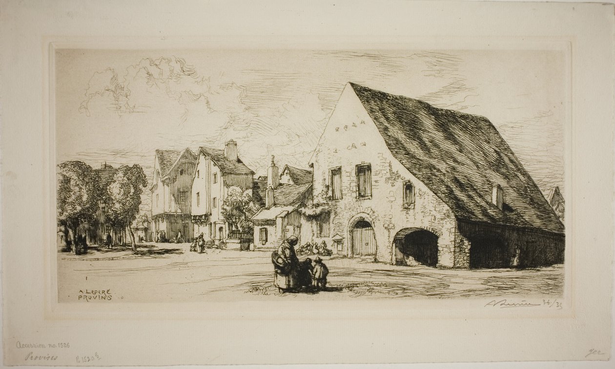 Provins door Louis Auguste Lepère