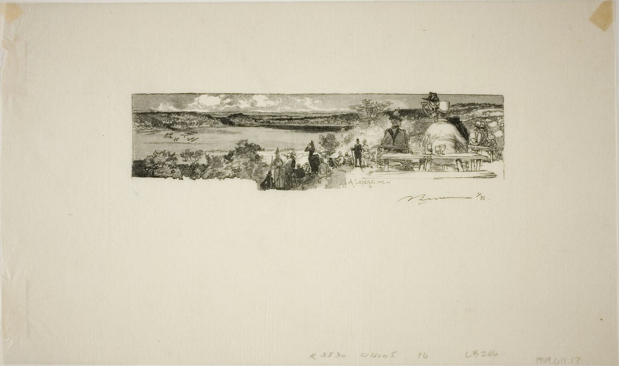 Tongvallei door Louis Auguste Lepère