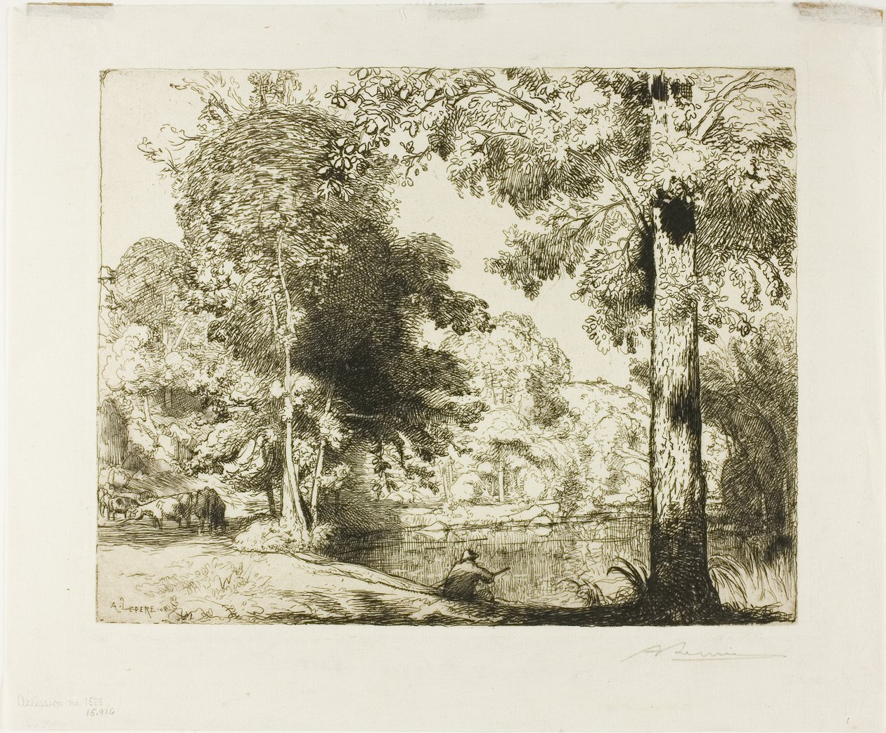 De randen van het leven door Louis Auguste Lepère