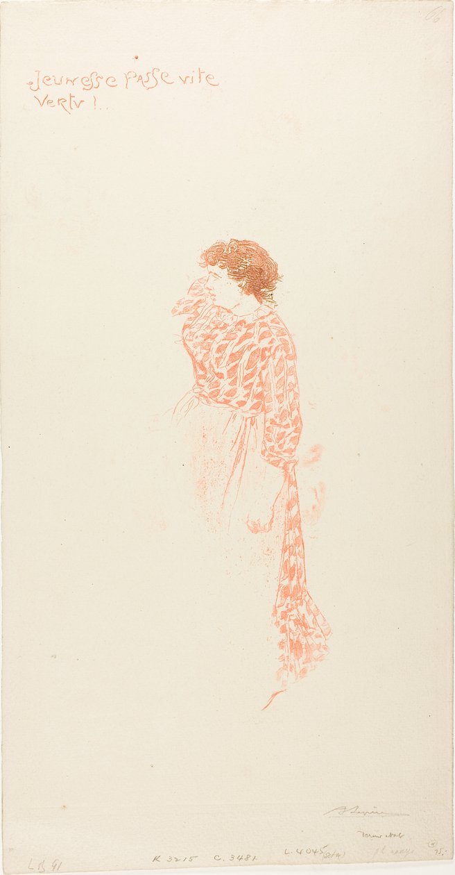 De wasvrouwen door Louis Auguste Lepère