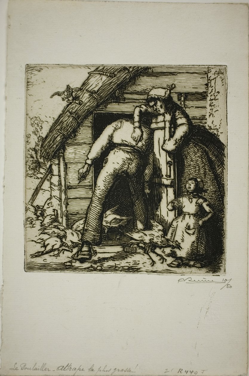 De poelier door Louis Auguste Lepère