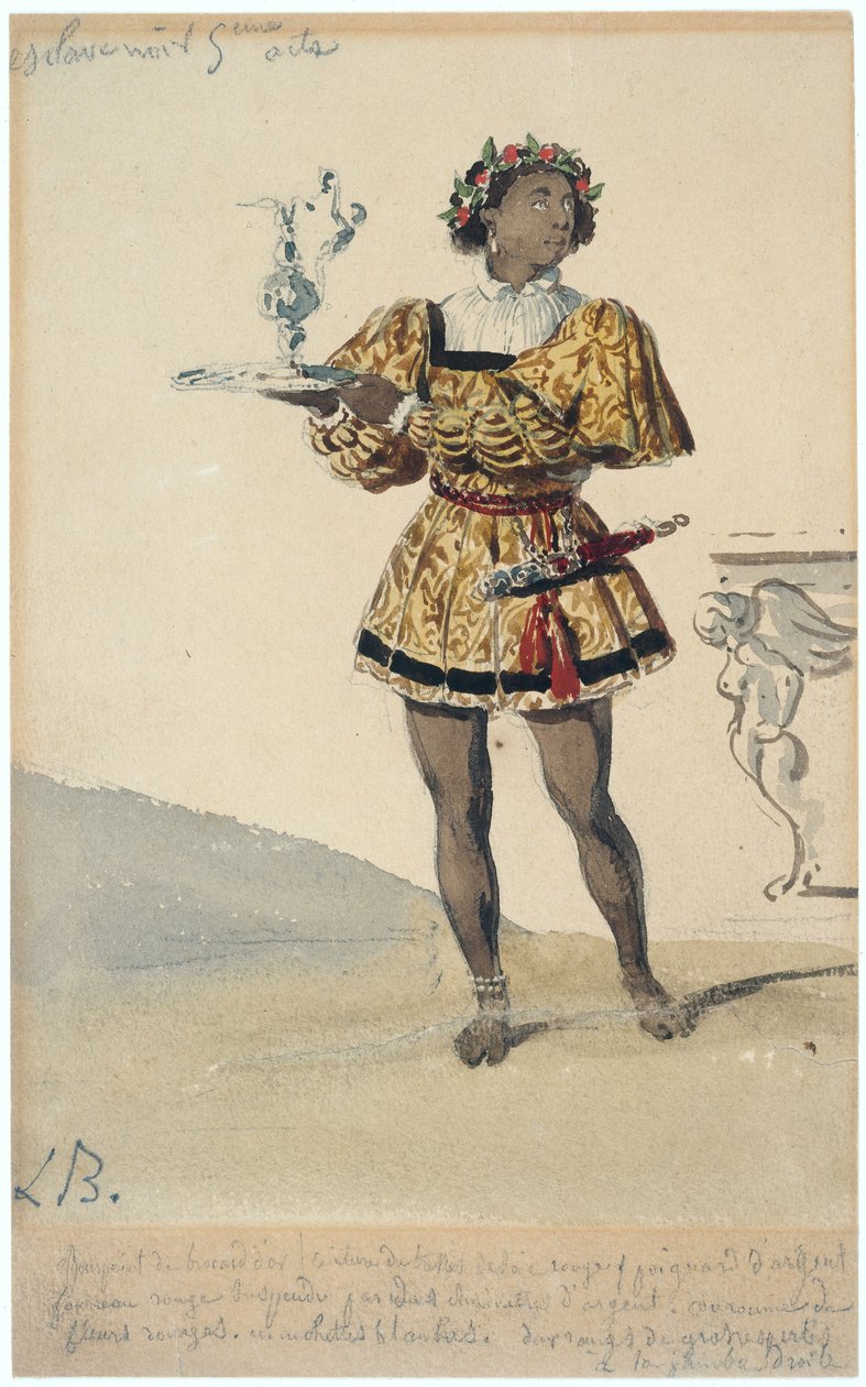 Zwarte Slaaf door Louis Boulanger