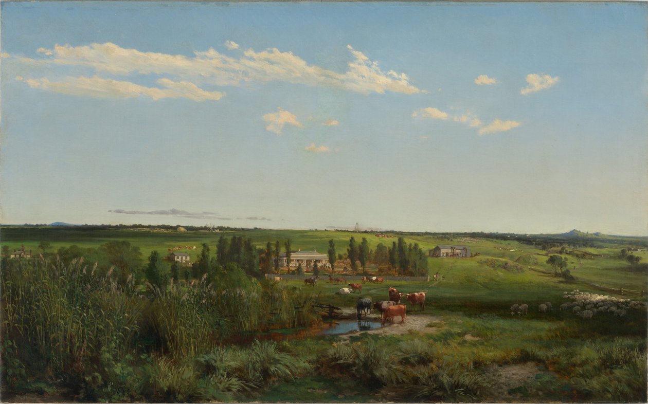 Mount Fyans landhuis, 1869 door Louis Buvelot