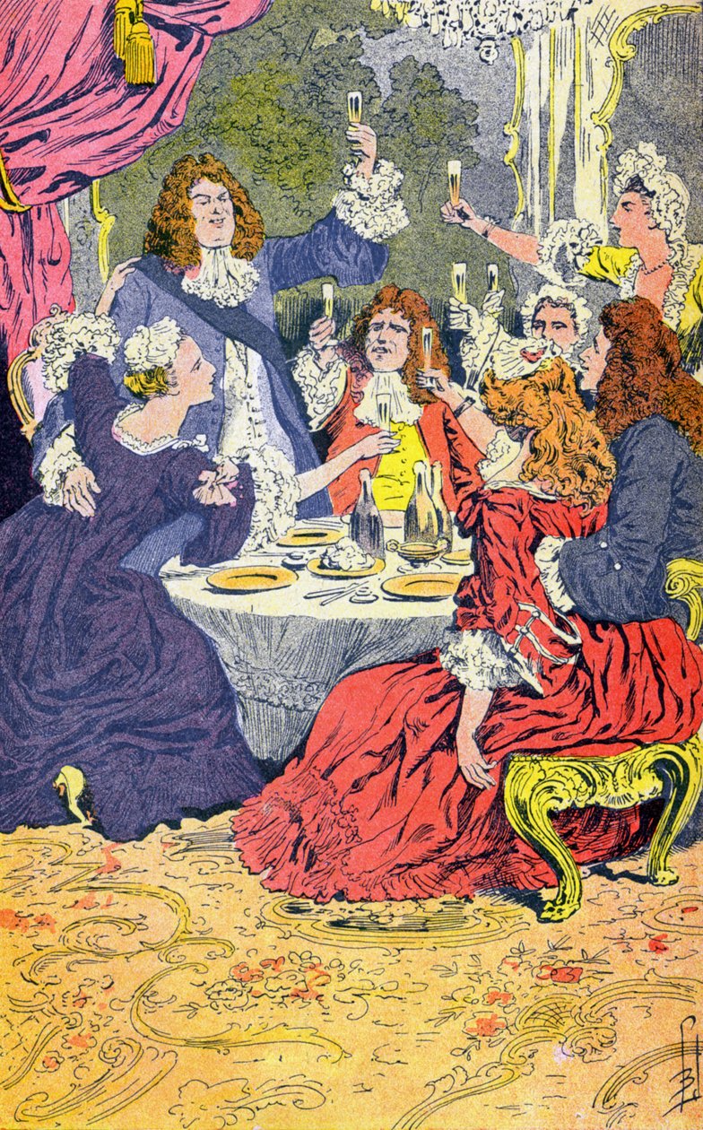 Een Regentendiner, Hertog van Orléans door Louis Charles Bombled