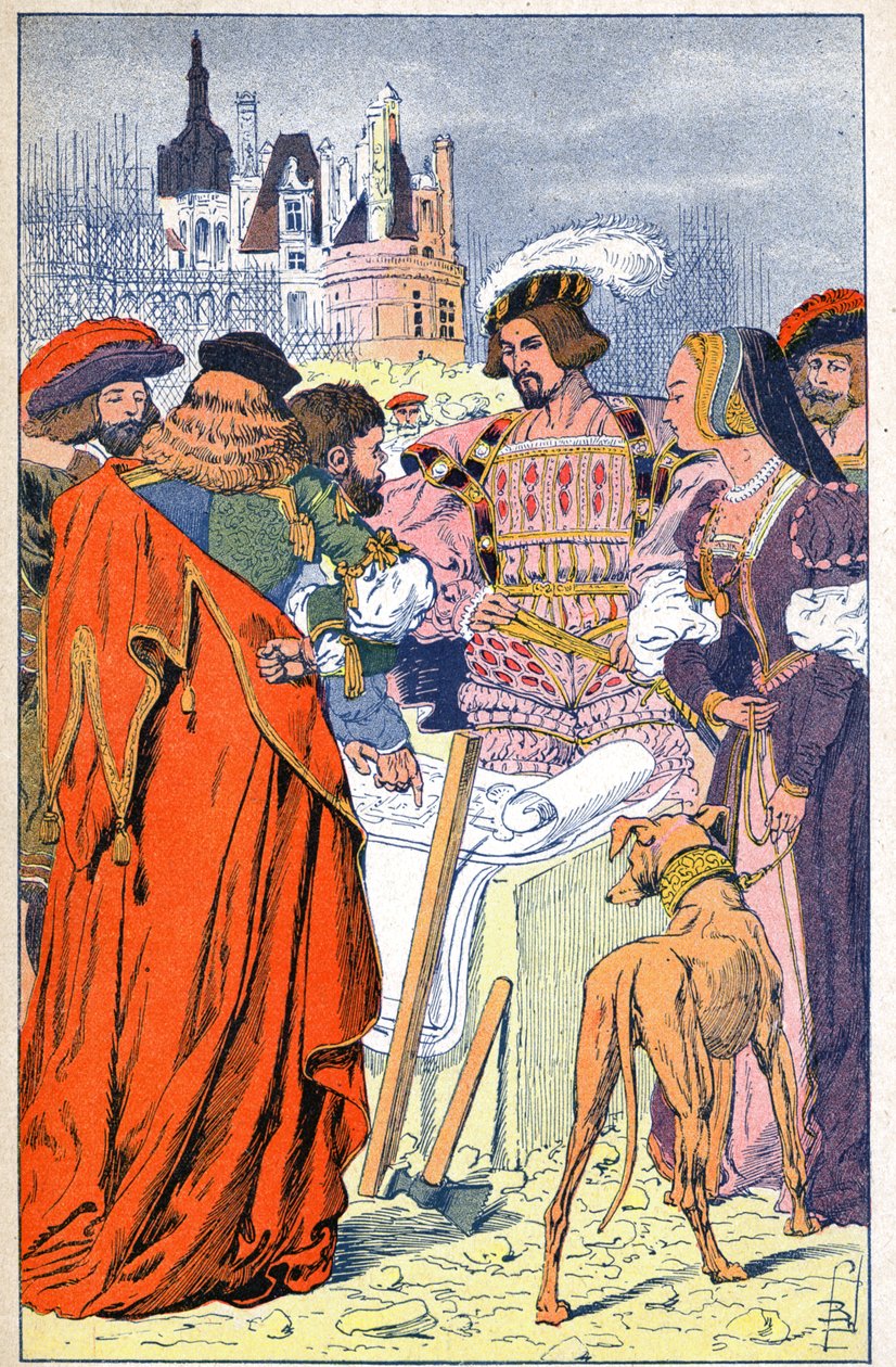Francois I door Louis Charles Bombled
