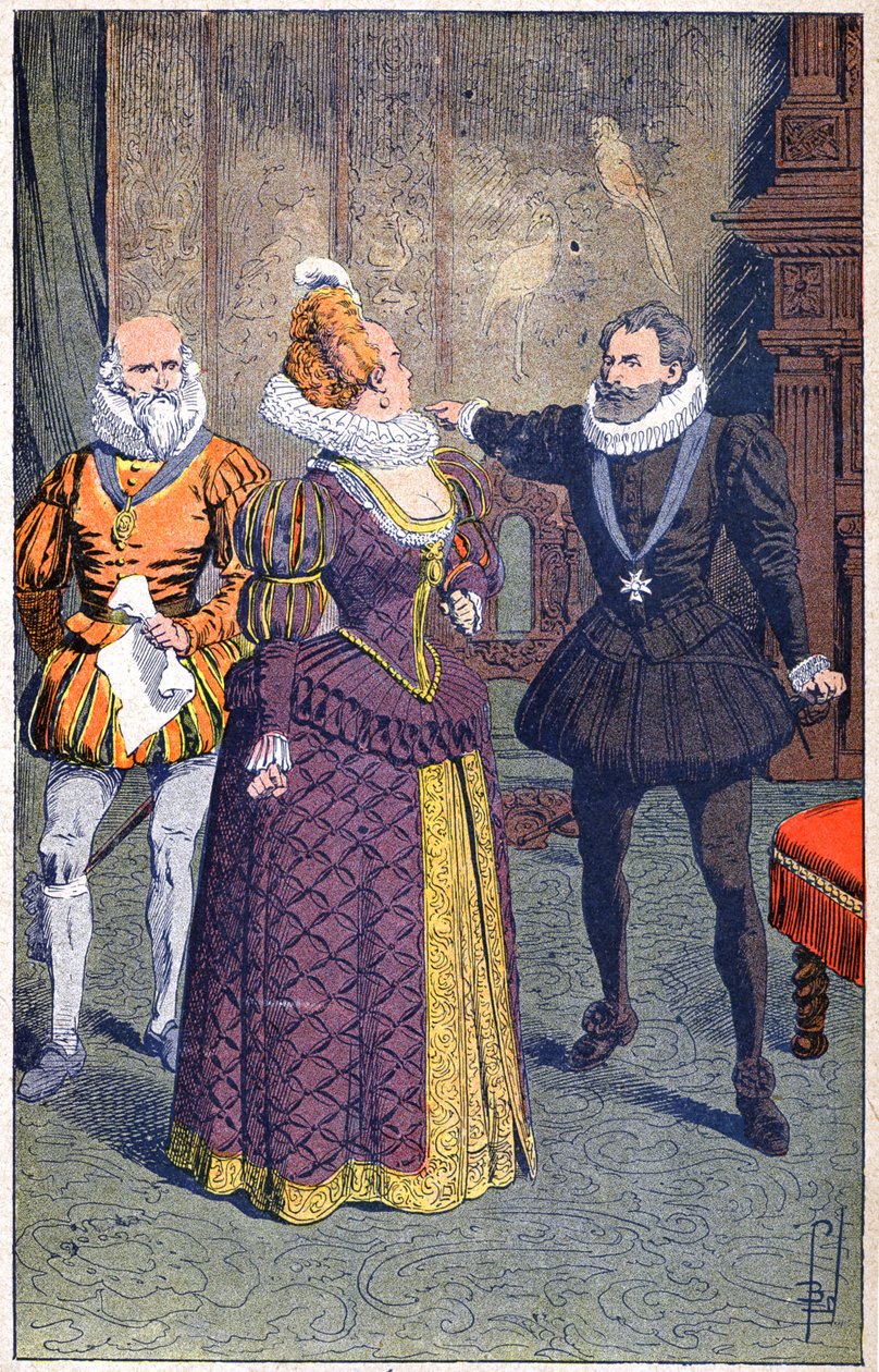 Hendrik IV en Gabrielle d