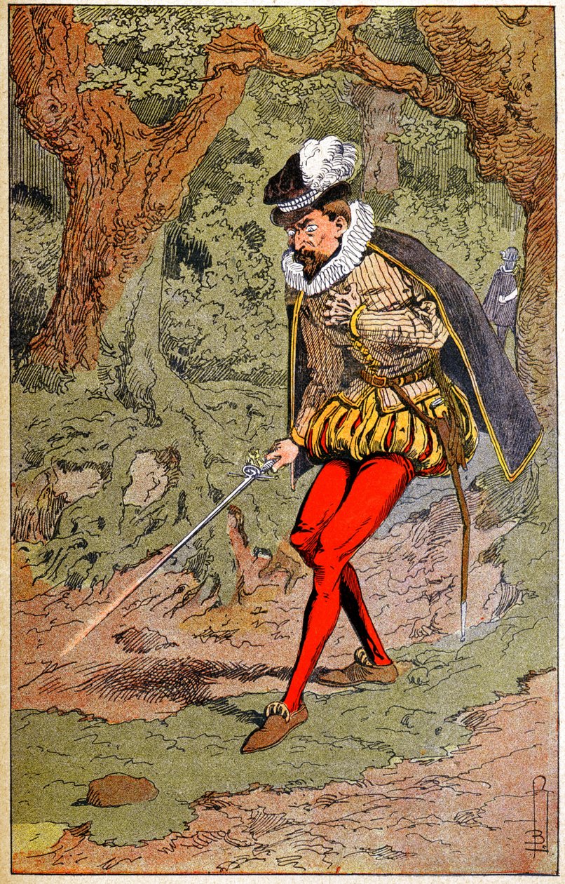 Wroeging van Karel IX door Louis Charles Bombled