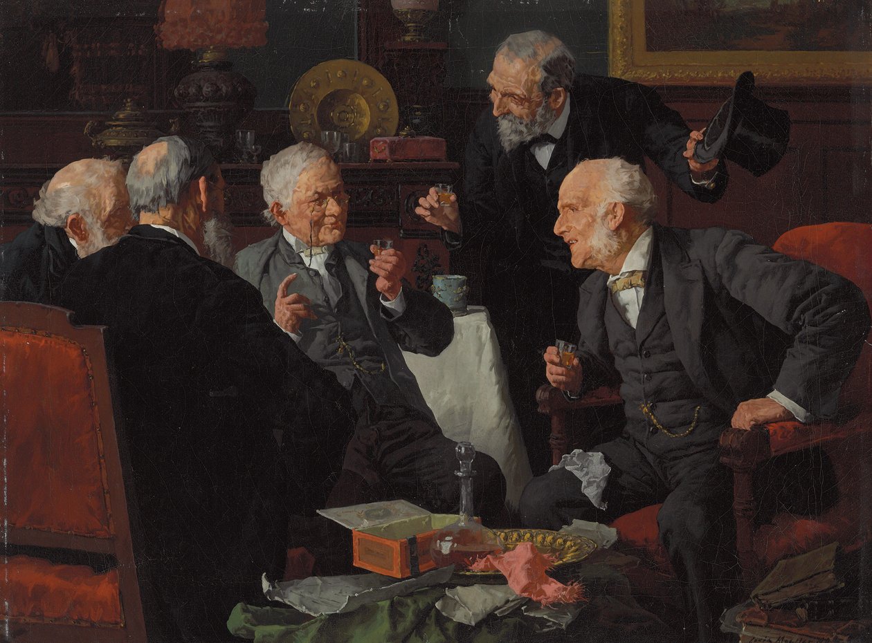 Een Toast door Louis Charles Moeller