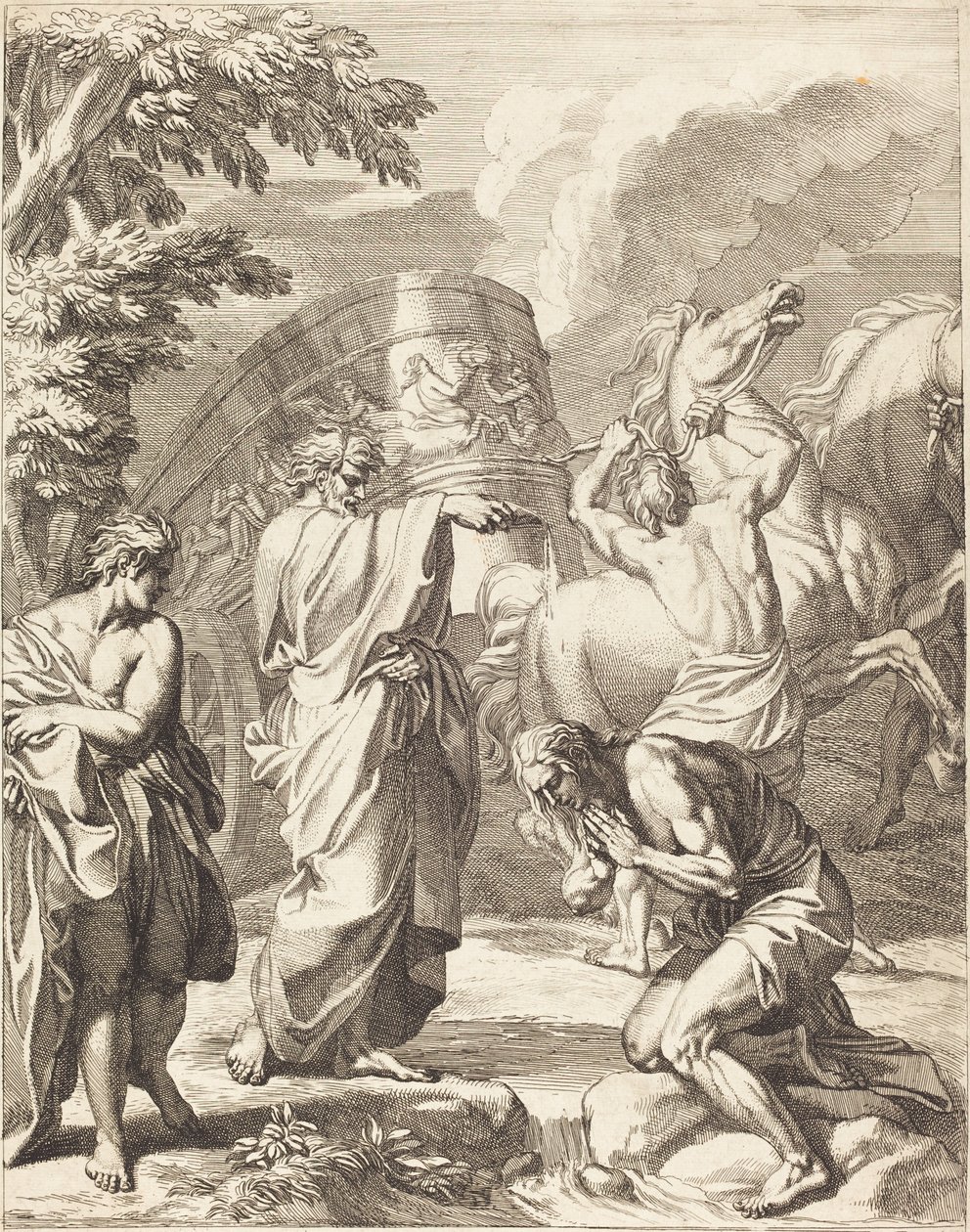 Doop van de Eunuch door Louis Cheron