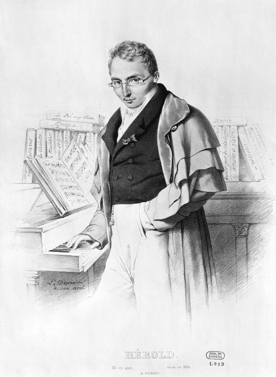 Ferdinand Herold (1791-1833) door Louis Dupré