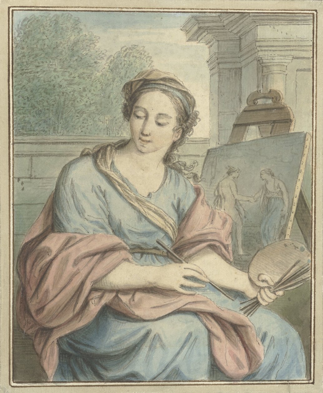 De Schilderkunst door Louis Fabritius Dubourg