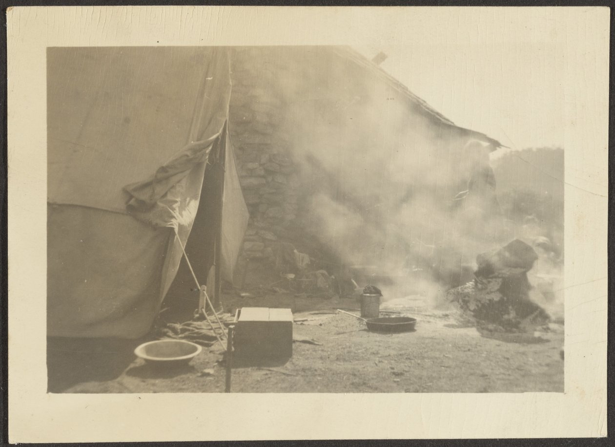 [Camp Scene]. door Louis Fleckenstein