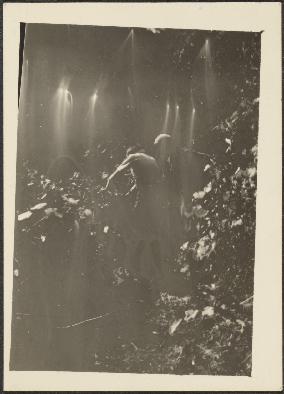 [Figuren in het bos]. door Louis Fleckenstein