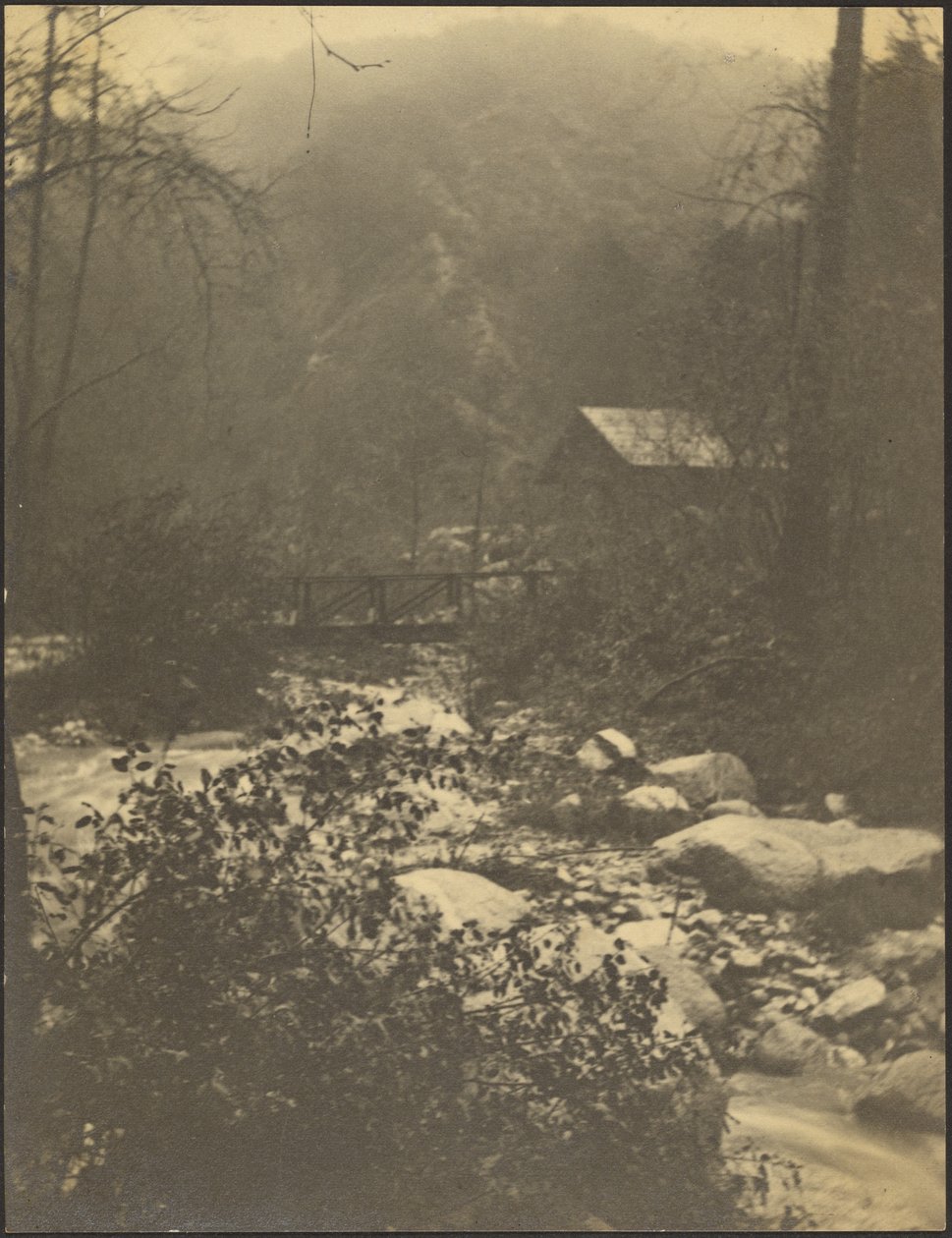 In de kleine Santa Anita Canyon door Louis Fleckenstein