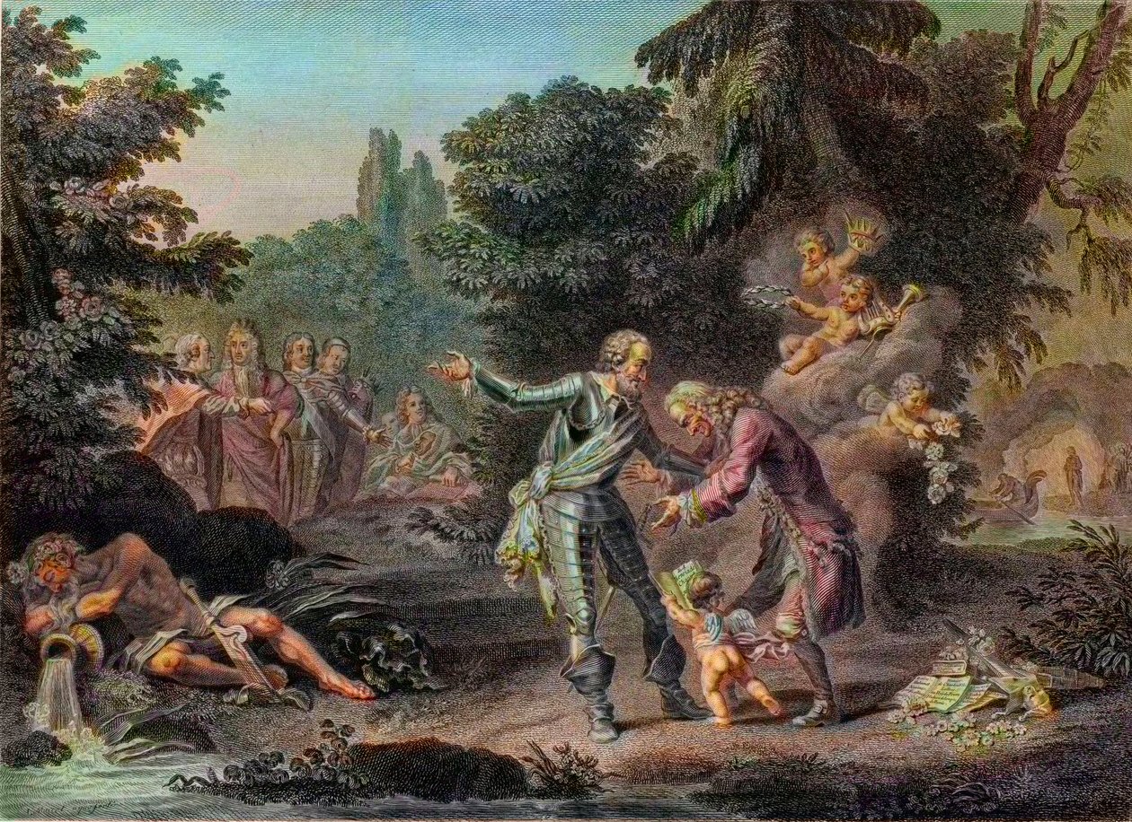 Voltaire (François Marie Arouet) door Louis François Sebastien Fauvel