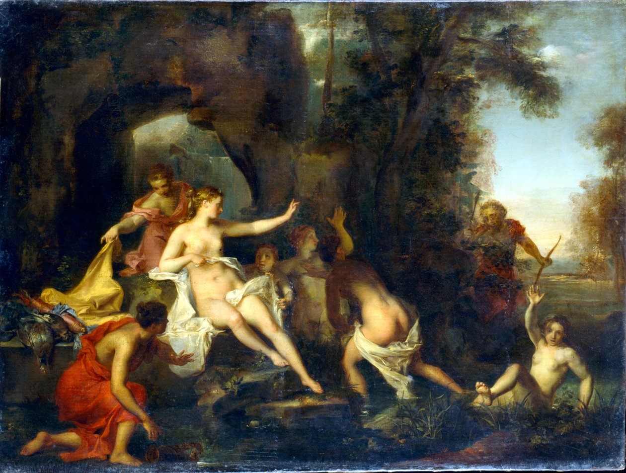 Diana en Actaeon, 1732 door Louis Galloche